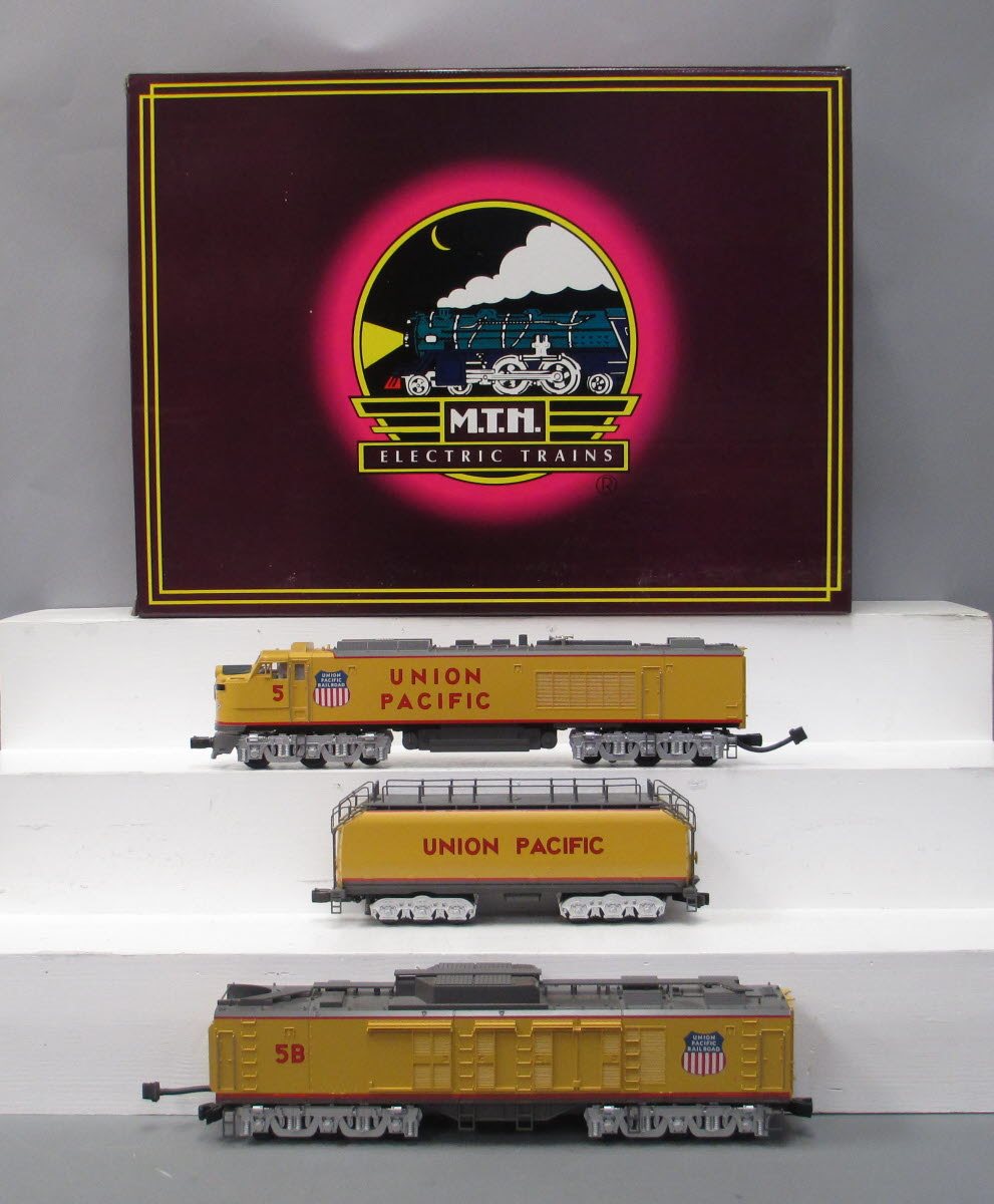 MTH 20-2124-1 UP Gas Turbine Diesel Engine Set #5/5B with ProtoSound (Set of 3) NIB