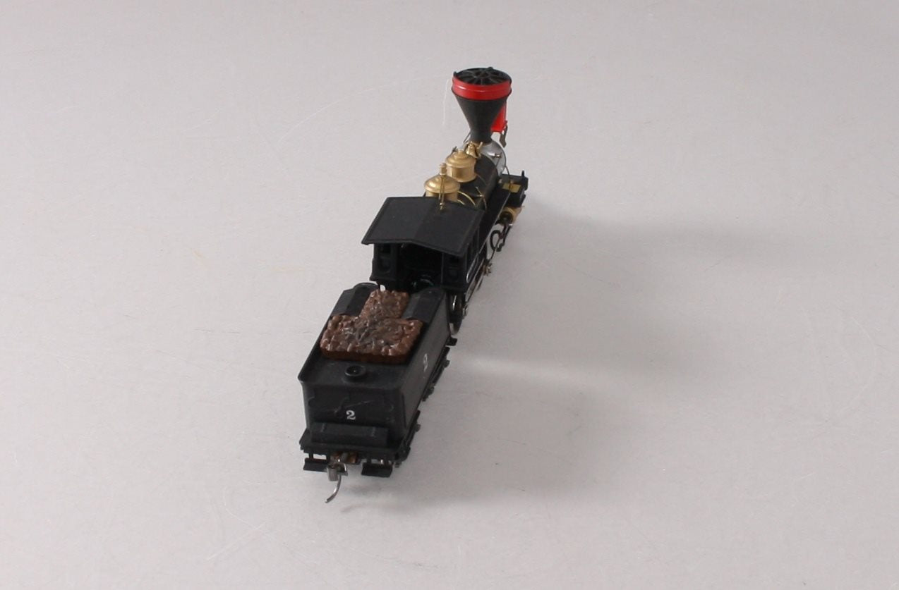 IHC M1206 HO ATSF 4-4-0 Steam Locomotive & Tender #2 LN/Box