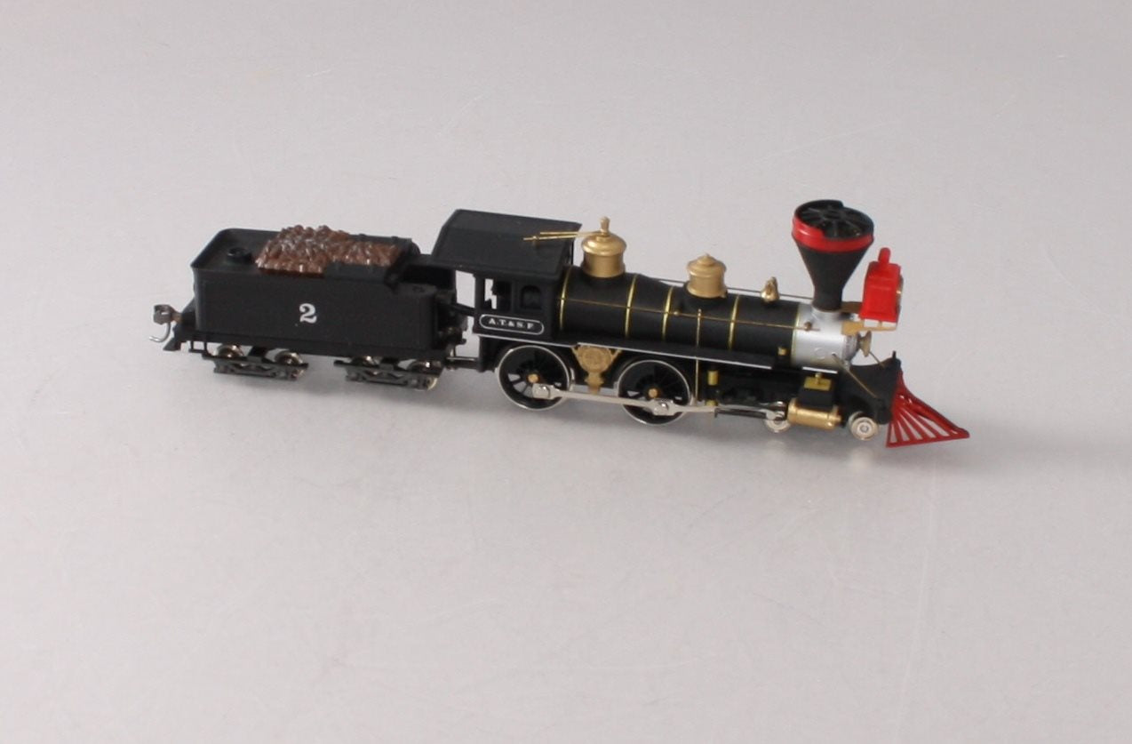 IHC M1206 HO ATSF 4-4-0 Steam Locomotive & Tender #2 LN/Box