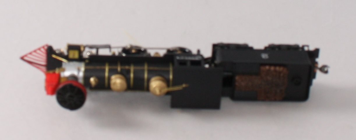 IHC M1206 HO ATSF 4-4-0 Steam Locomotive & Tender #2 LN/Box