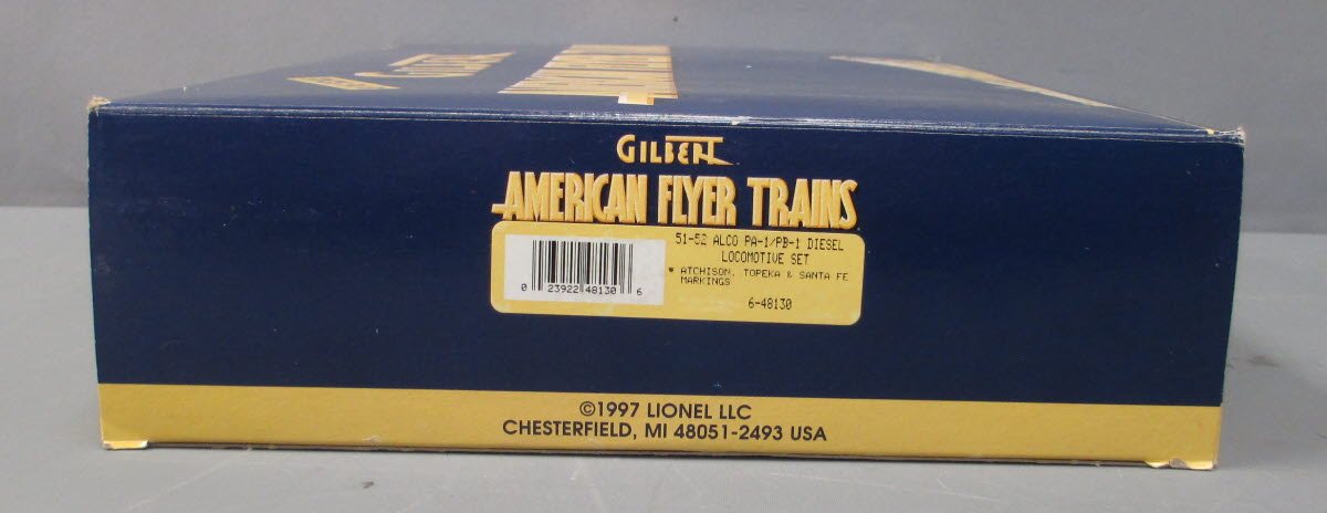 American Flyer 6-48130 S Scale Santa Fe PA-1/PB-1 Diesel set NIB