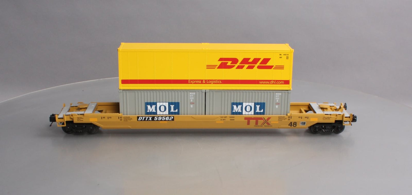 MTH 20-95281 O Gauge Husky Stack Car TTX #59625