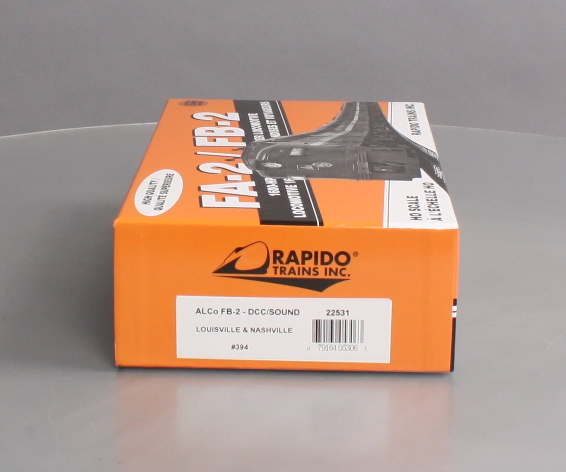Rapido Trains 22531 HO L&N Alco FB-2 w/DC & DCC Sound #394