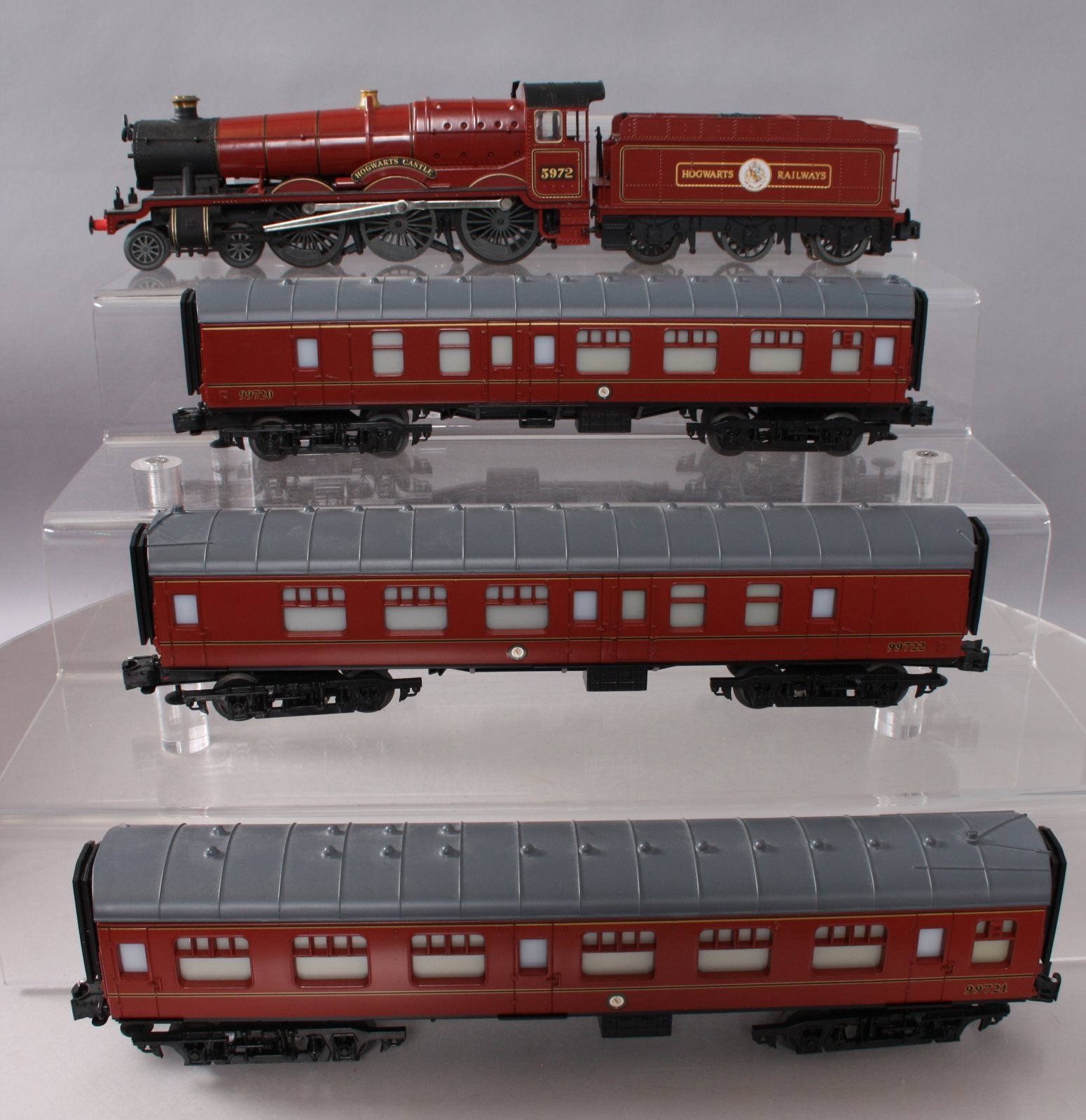 Lionel 7-11020 O Gauge Harry Potter Hogwarts Express Steam Train Set EX/Box