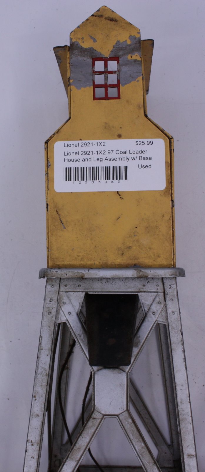 Lionel 2921-1X2 97 Coal Loader House and Leg Assembly with Base Tested Working