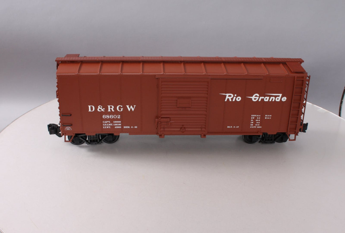 Aristo-Craft 46062-C G Scale Denver & Rio Grande Western Boxcar #68602 LN/Box