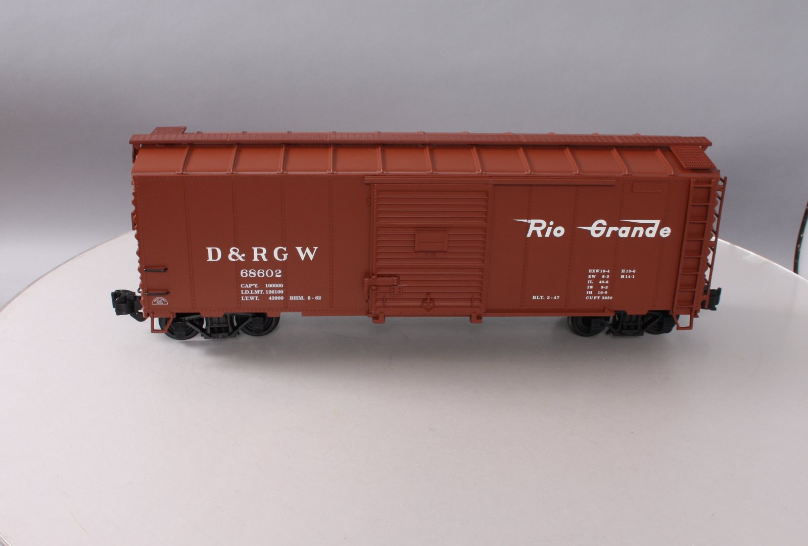 Aristo-Craft 46062-C G Scale Denver & Rio Grande Western Boxcar #68602 LN/Box