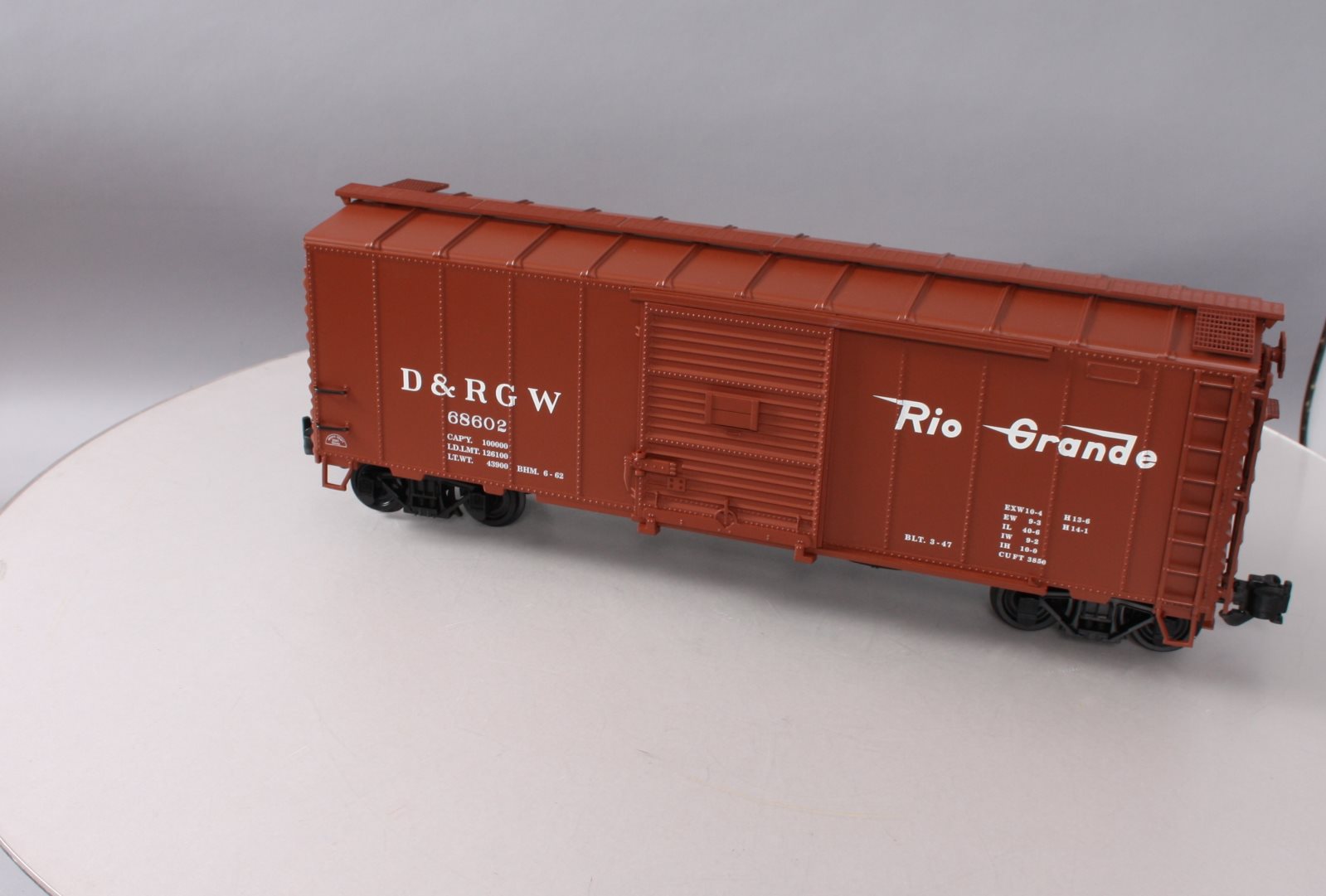 Aristo-Craft 46062-C G Scale Denver & Rio Grande Western Boxcar #68602 LN/Box