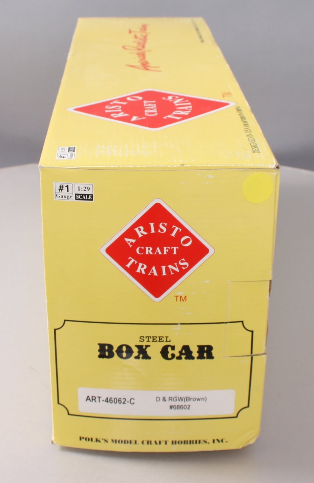 Aristo-Craft 46062-C G Scale Denver & Rio Grande Western Boxcar #68602 LN/Box