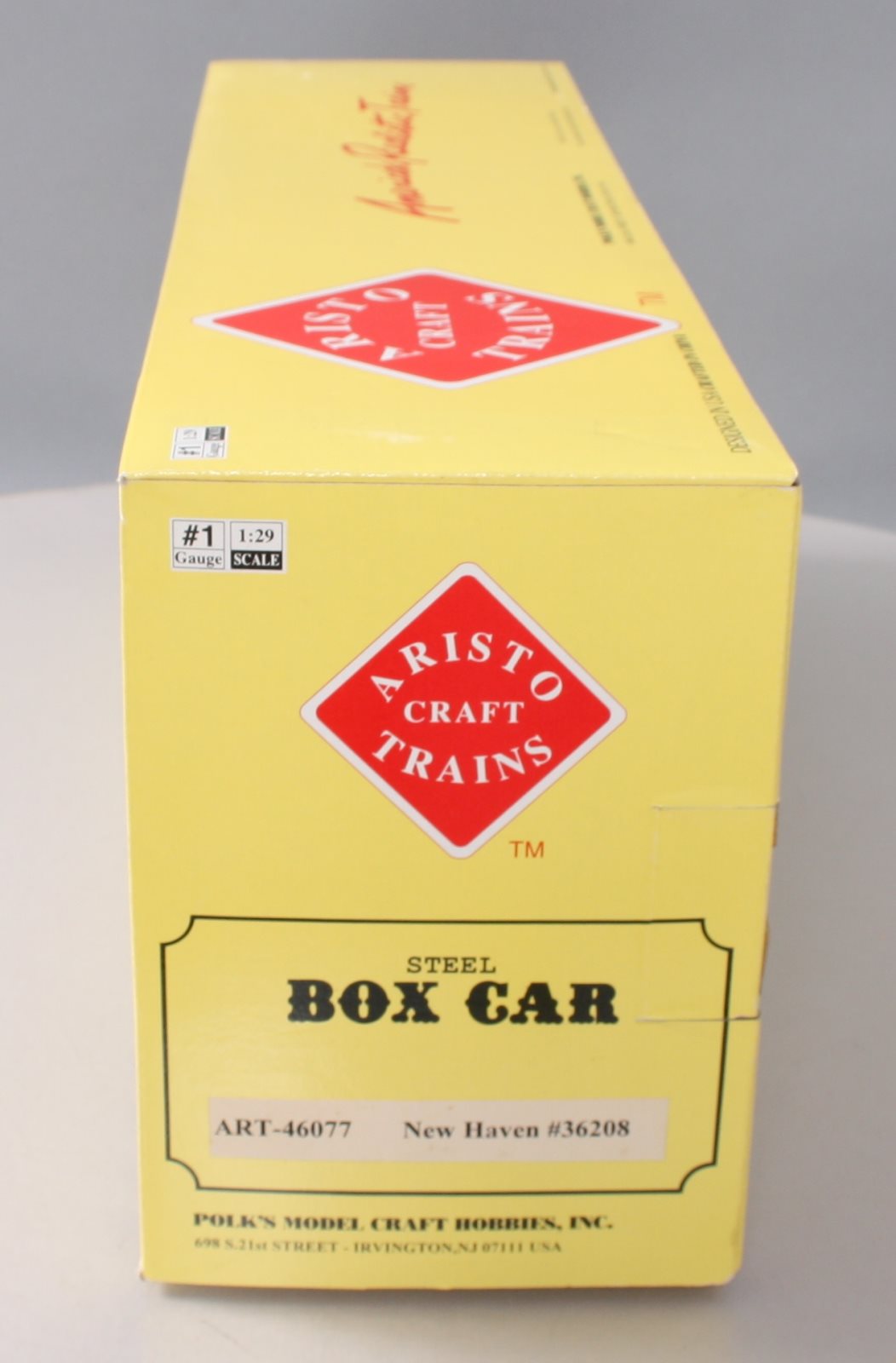 Aristo-Craft 46077 New Haven 40' Steel Box Car #36208 LN/Box