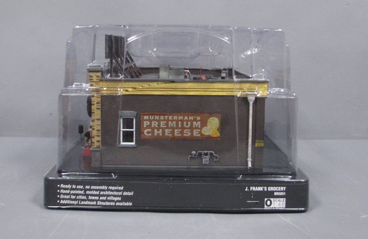 Woodland Scenics BR5851 O Scale Built-&-Ready J. Frank's Grocery Building EX/Box
