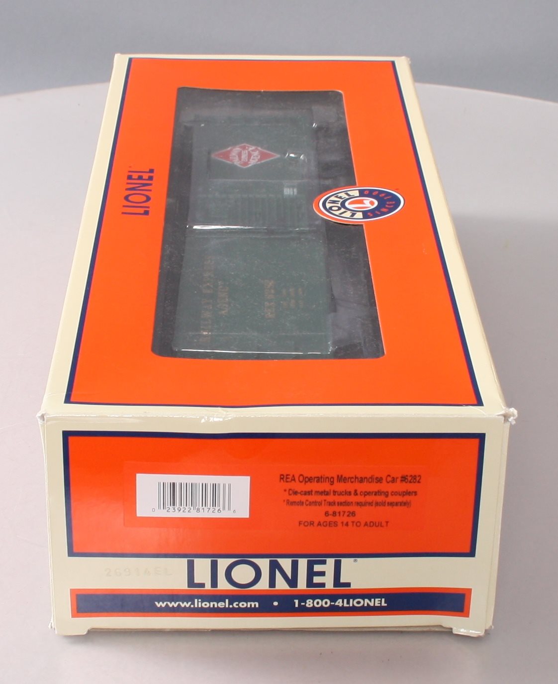 Lionel 6-81726 O Gauge REA Operating Merchandise Car #6282 LN/Box