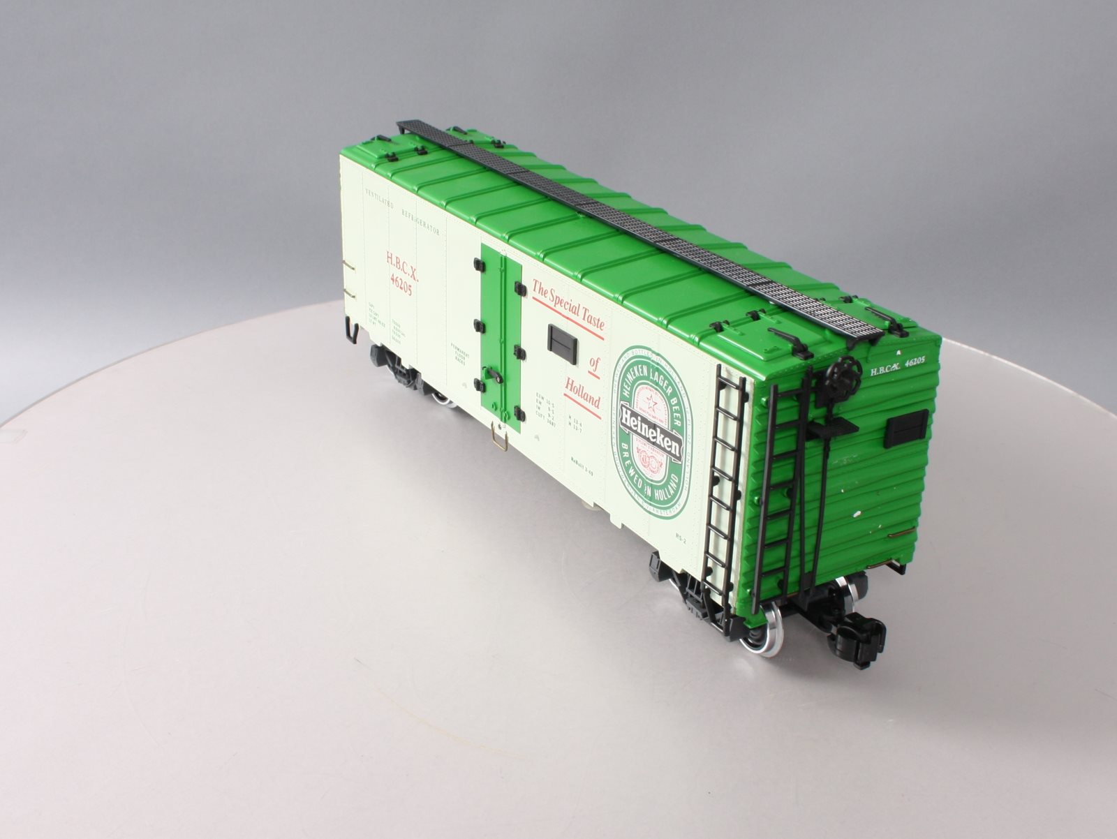 Aristo-Craft 46205 G Scale HBCX Heineken Beer Reefer Car LN/Box