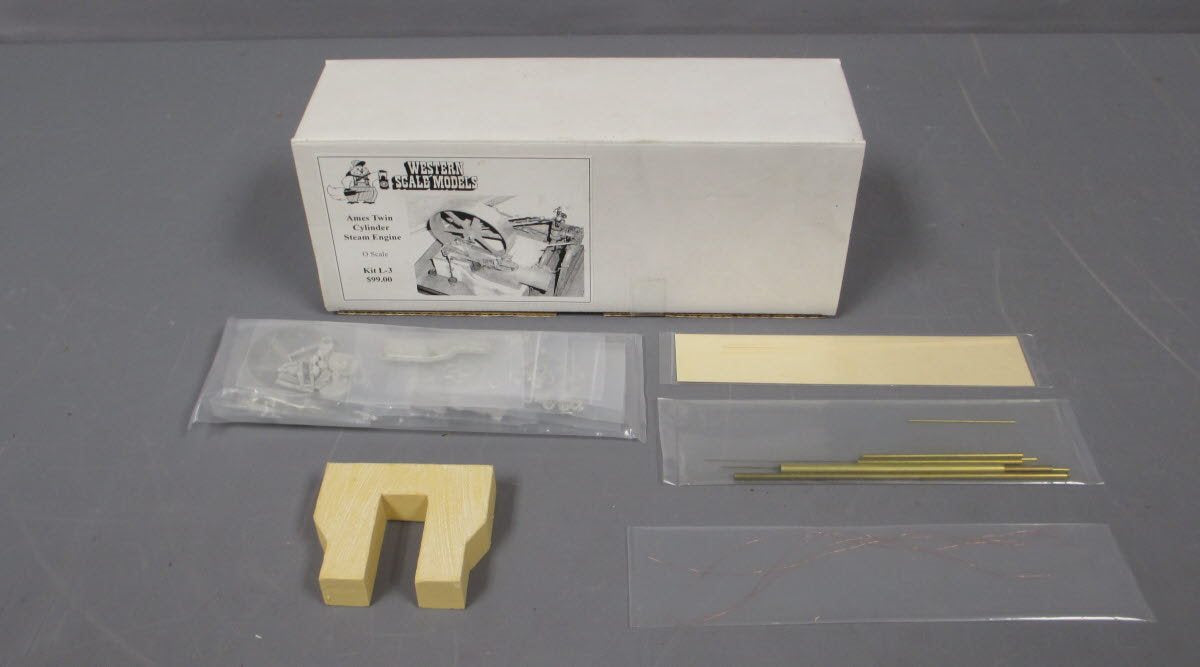 Western Scale Models L-3 O Scale Ames Twin Cylinder Steam Engine Kit