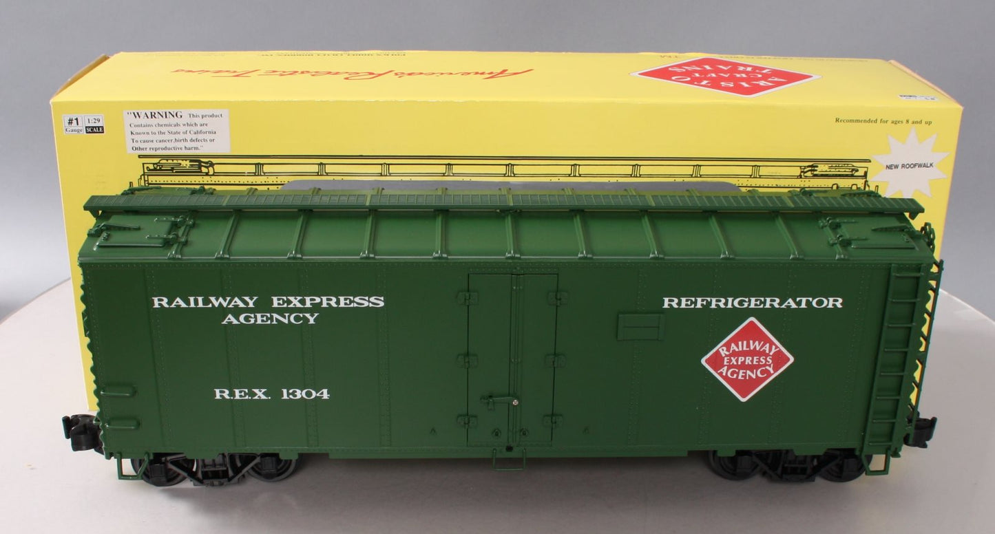 Aristo-Craft 46220 G Scale Railway Express Agency Steel Reefer Car