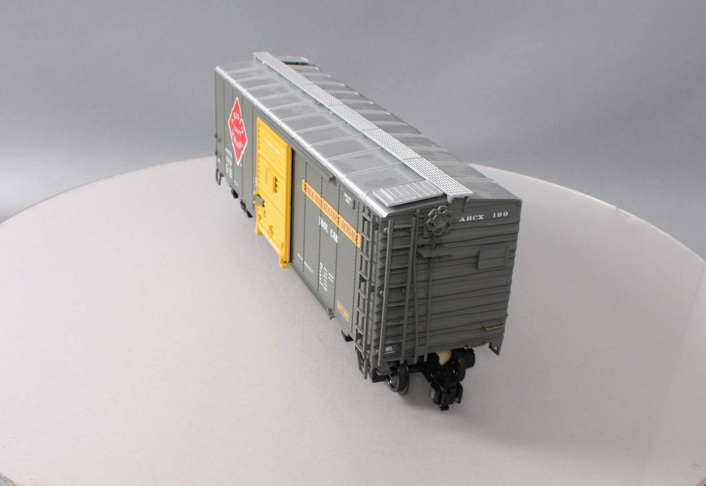 Aristo-Craft 46099 Aristo-Craft Track Maintenance Boxcar w/Plastic Wheels NIB