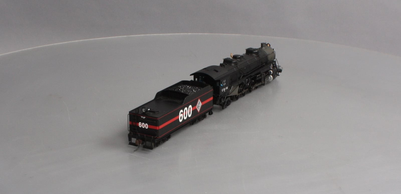 Bachmann 83302 HO Chicago & Illinois Midland 2-10-2 Steam Locomotive #600 w/DCC