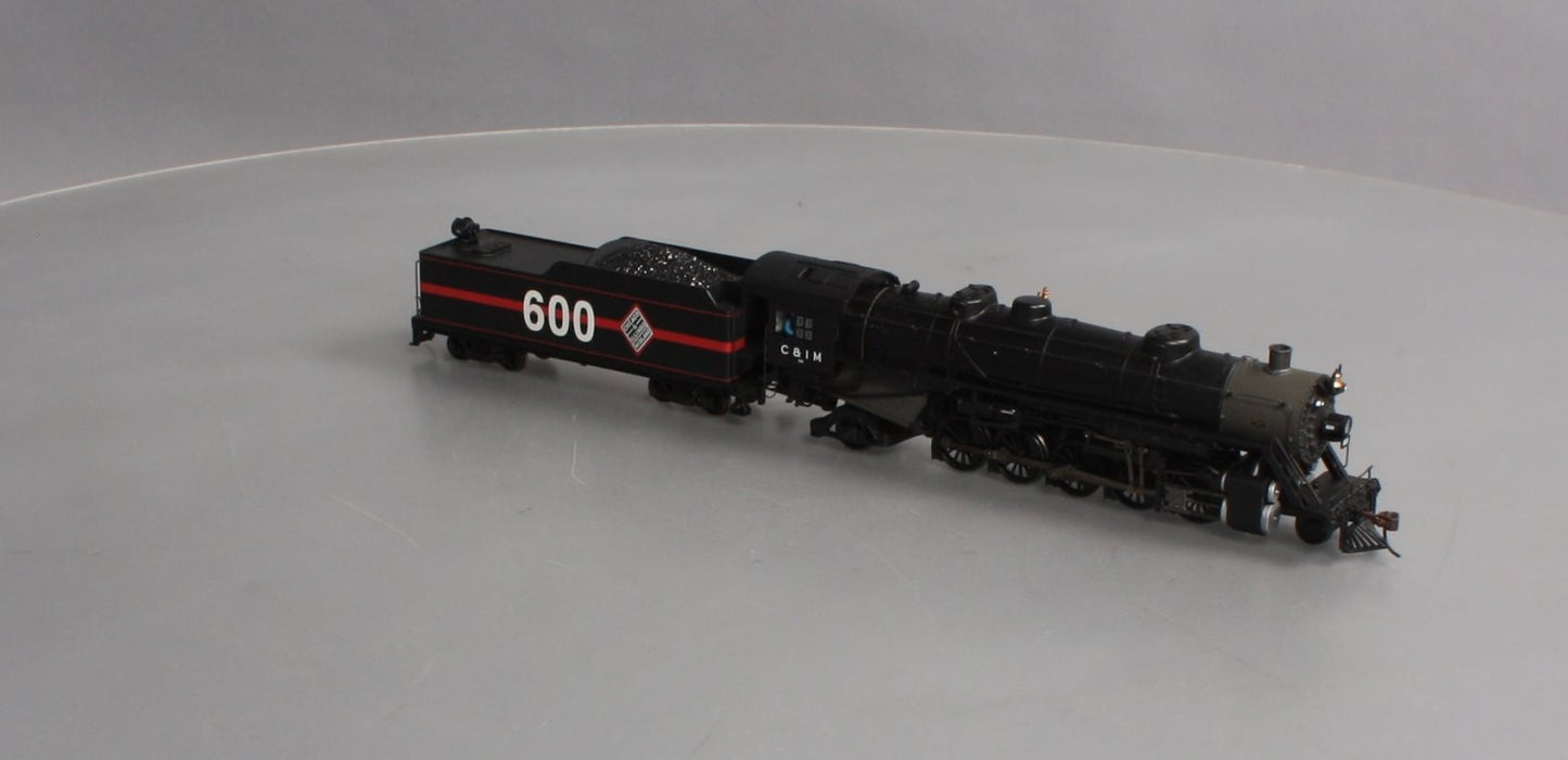 Bachmann 83302 HO Chicago & Illinois Midland 2-10-2 Steam Locomotive #600 w/DCC