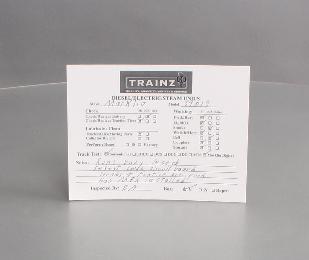 Marklin 39013 HO DB Class 01 Insider Members Steam Locomotive #01 150