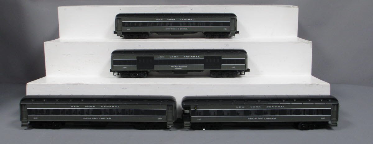 Williams 43358 New York Central 72 Ft. Heavyweight Passenger Car (Pack of 4) NIB