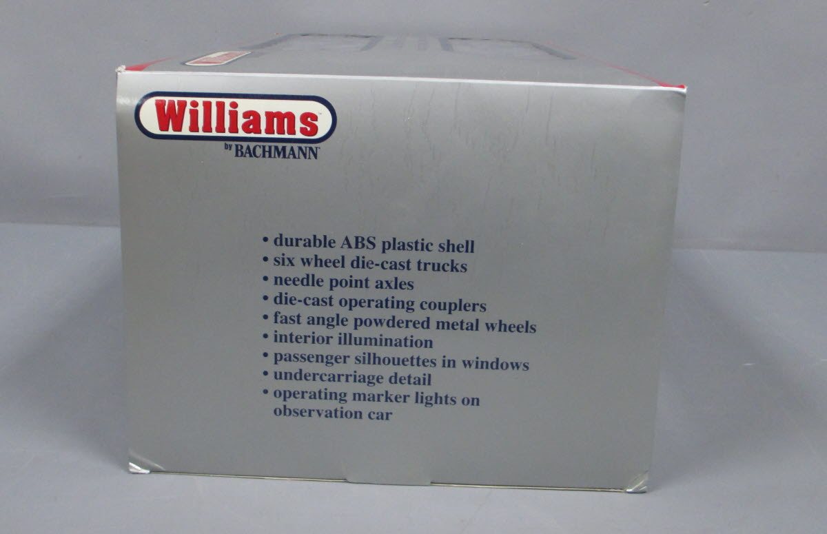 Williams 43358 New York Central 72 Ft. Heavyweight Passenger Car (Pack of 4) NIB