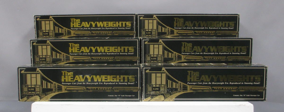 K-Line K44151 O Chesapeake and Ohio 18" Heavyweight Passenger Cars (Set of 6) LN/Box