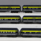 K-Line K44151 O Chesapeake and Ohio 18" Heavyweight Passenger Cars (Set of 6) LN/Box