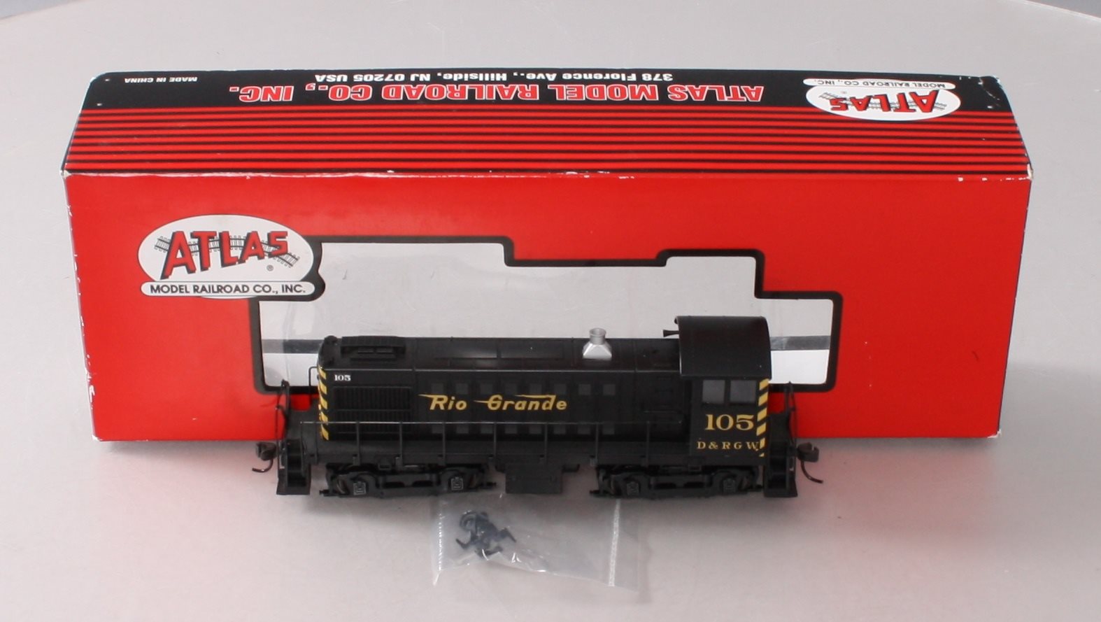Atlas 8744 HO Scale Denver & Rio Grande Western S-2 Diesel Locomotive #105 LN/Box