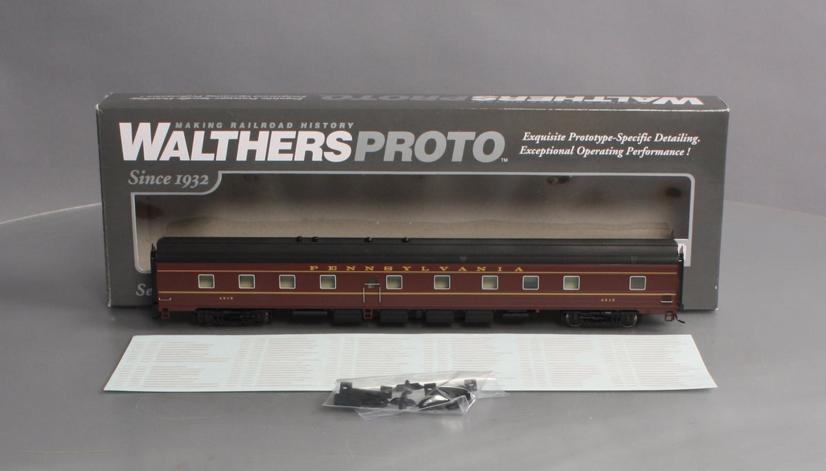 Walthers 920-9256 HO Pennsylvania 85' Budd Kitchen-Dormitory Car #4615 LN/Box