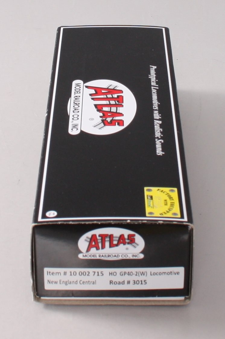 Atlas 10002715 HO New England Central GP40-2W Loco with Sound #3015
