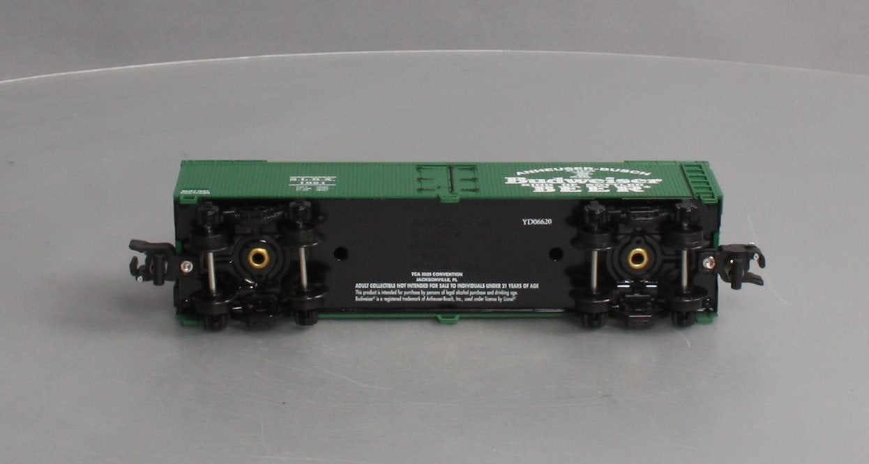 American Flyer 2001016 S Gauge Budweiser Beer Woodside Reefer #1821 LN/Box