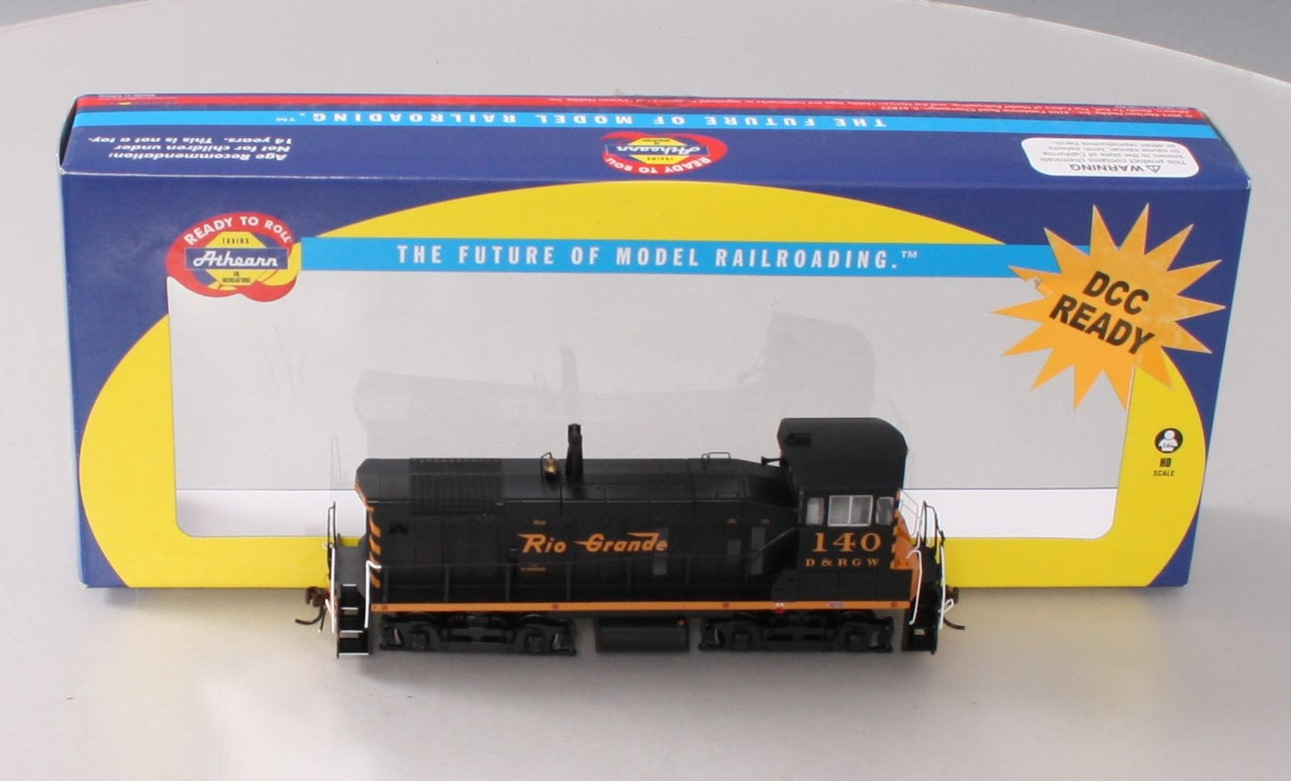 Athearn 98123 HO Denver & Rio Grande Western SW1000 Locomotive #140 (DCC Ready) MT/Box