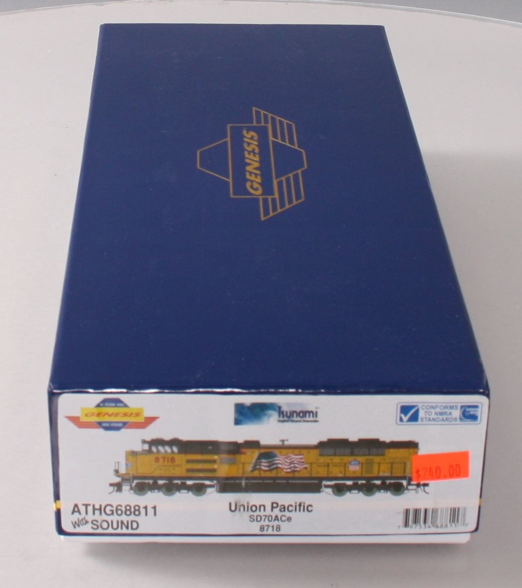 Athearn G68811 HO Union Pacific SD70ACe Diesel Locomotive w/DCC & Sound #8718