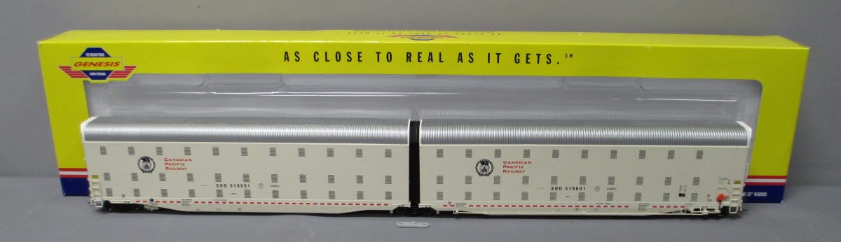 Athearn G4407 HO Scale CP/SOO Line Auto-Max Articulated Auto Carriers #519001 MT/Box