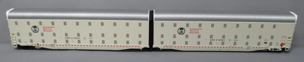 Athearn G4407 HO Scale CP/SOO Line Auto-Max Articulated Auto Carriers #519001 MT/Box