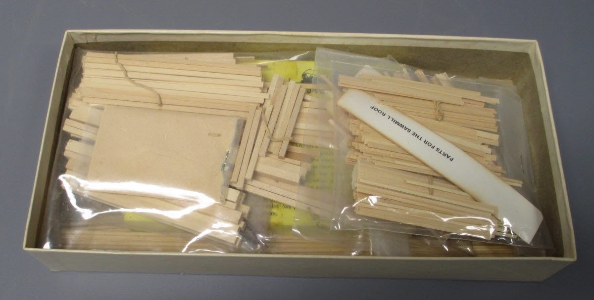 Fine Scale Miniatures 170 HO Scale "Old Time" Sawmill Laser-Cut Building Kit