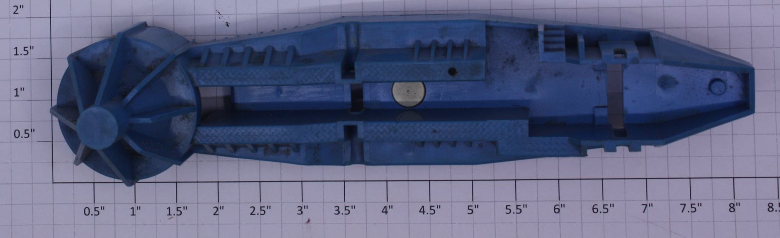 Lionel 6650-5X Blue Launcher Housing