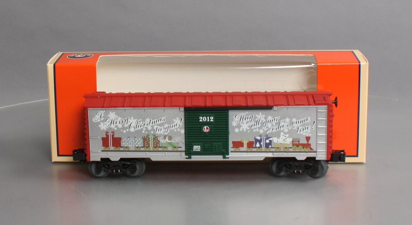 Lionel 6-29976 O Gauge 2012 Holiday Boxcar NIB