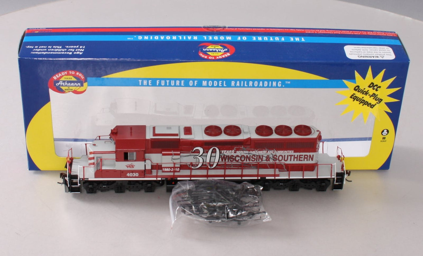Athearn 98246 HO Scale Wisconsin & Southern SD40-2 Diesel Locomotive #4030 LN/Box