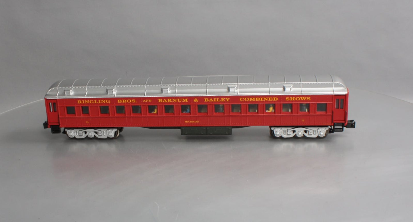 K-Line 6-21689 O Ringling Bros "Michigan" 18" Heavyweight Coach Car #73 LN/Box