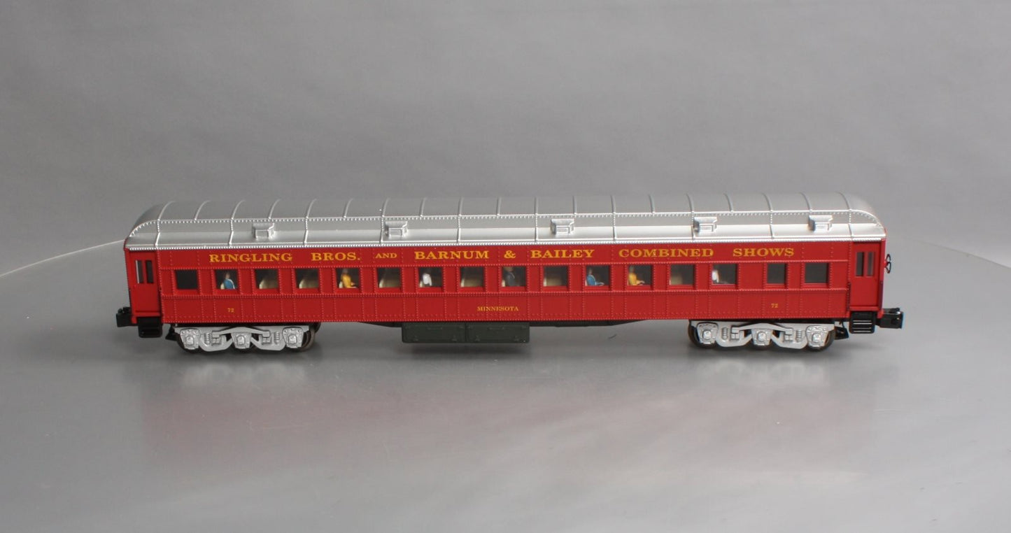 K-Line 6-21690 O Ringling Bros "Minnesota" 18" Heavyweight Coach Car #72 LN/Box