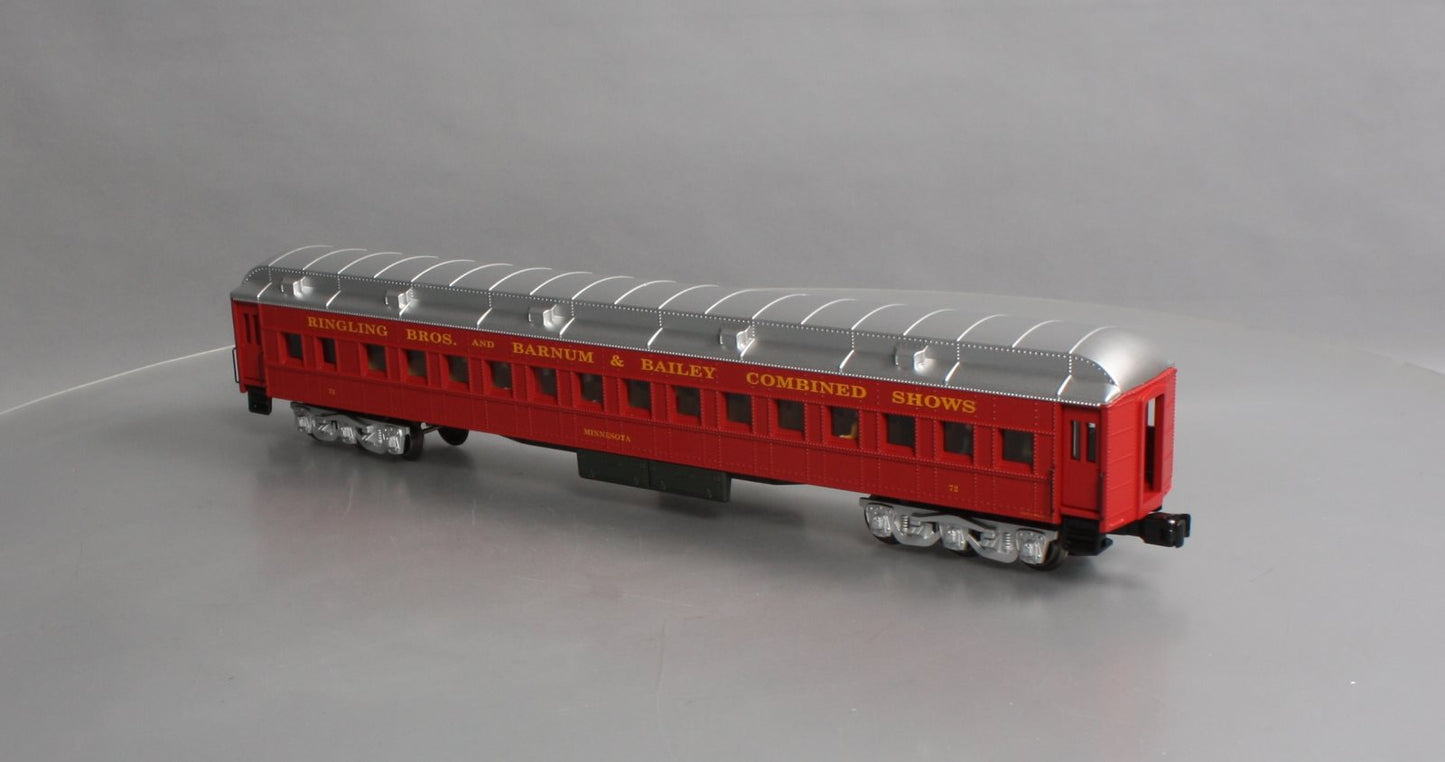 K-Line 6-21690 O Ringling Bros "Minnesota" 18" Heavyweight Coach Car #72 LN/Box