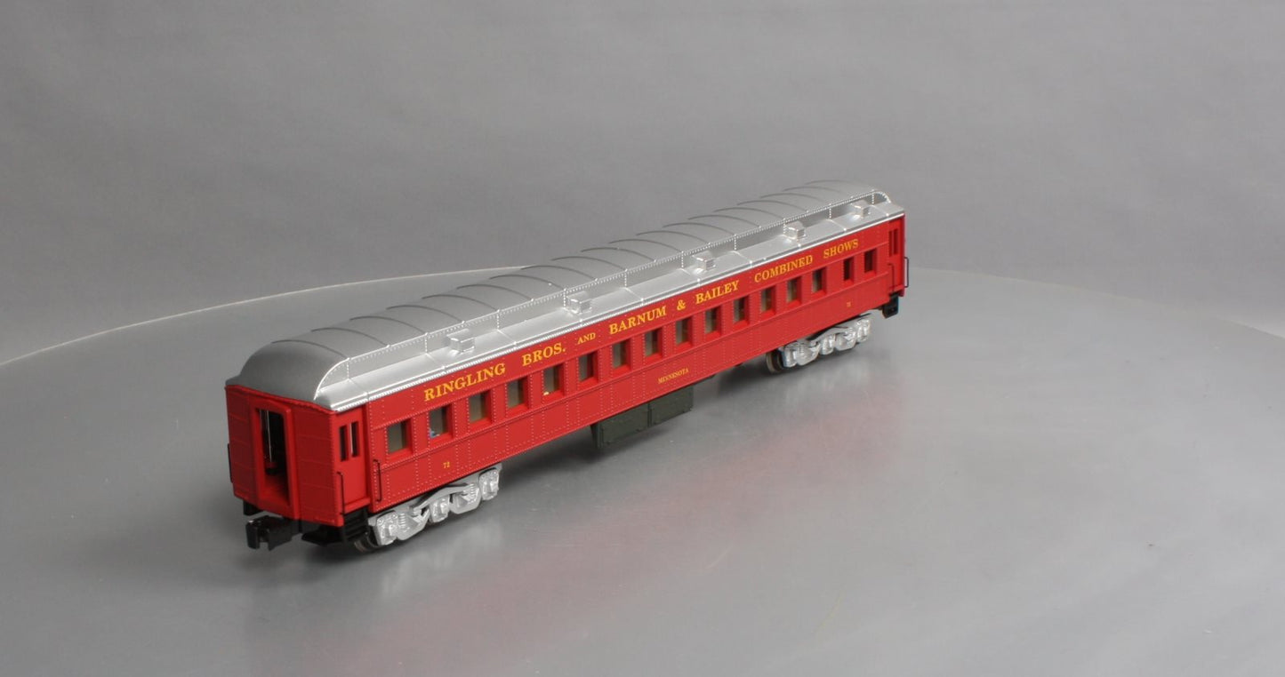 K-Line 6-21690 O Ringling Bros "Minnesota" 18" Heavyweight Coach Car #72 LN/Box