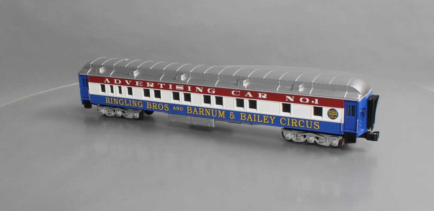 K-Line 6-22513 O Ringling Bros 18" Heavyweight 1938-46 Advertising Car #1 LN/Box