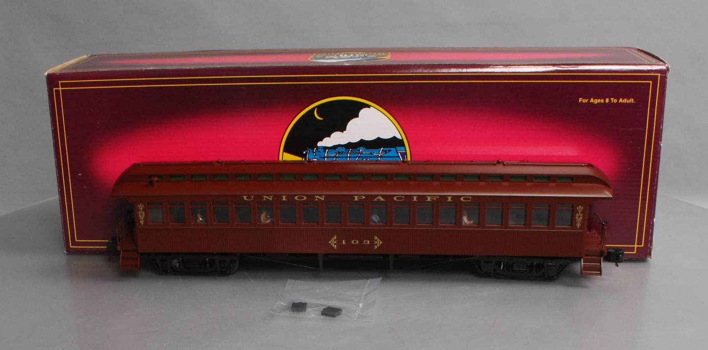 MTH 20-62013B Union Pacific 64' Woodsided Coach Passenger Car #103  LN/Box