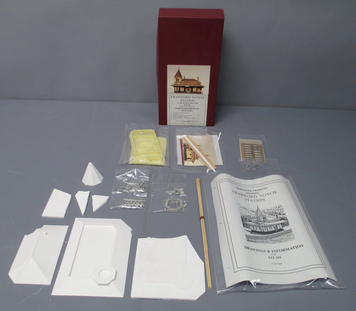 Crow River 204 HO Crawford Notch Station Kit