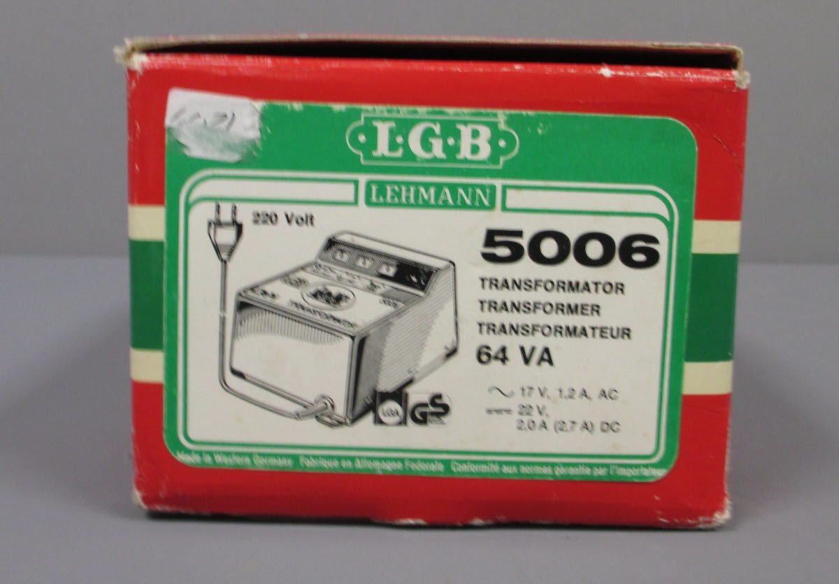 LGB 5006 G Scale Toy Transformer - 110v EX/Box
