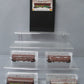 Micro-Trains 99305550 N ATSF Griffiti 3-Bay Covered Hopper (Set of 4)