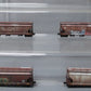 Micro-Trains 99305550 N ATSF Griffiti 3-Bay Covered Hopper (Set of 4)