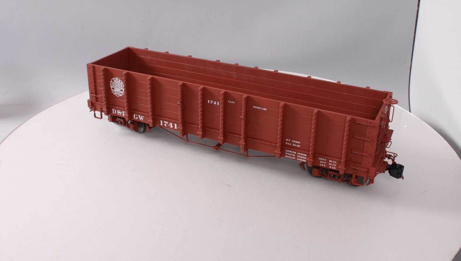 AMS 1741 1:20.3 Scale D&RGW High Side Gondola Car #1741 MT/Box